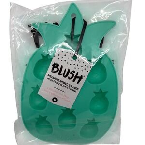 Blush Pineapple Ice Mold Silicone Tray Fun‎ Summer Drink Party New